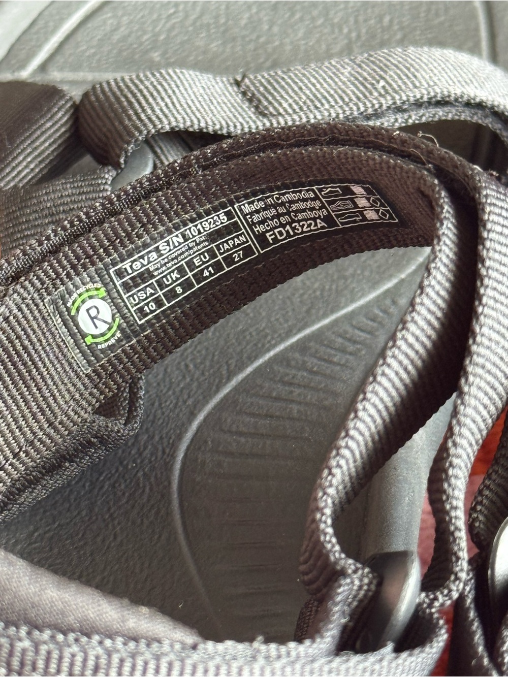 Teva Hurricane XLT2 Black 10 women’s - Picture 3 of 8